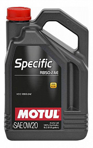 Моторное масло MOTUL Specific RBSO-2AE 0W-20 4 л